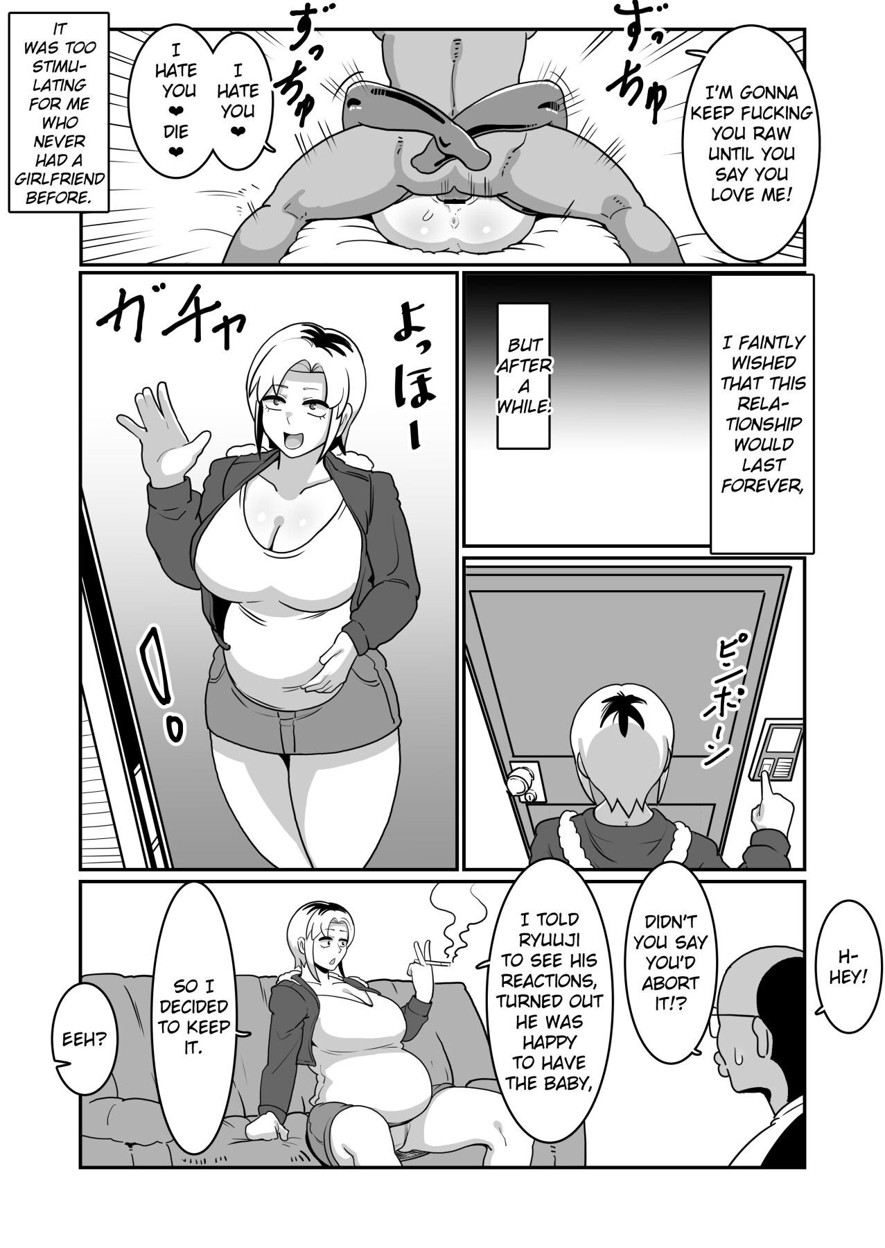 Hentai Manga Comic-Boteyyan ~I cuckolded a former delinquent wife, impregnated her, and dyed her to my liking!~-Read-35